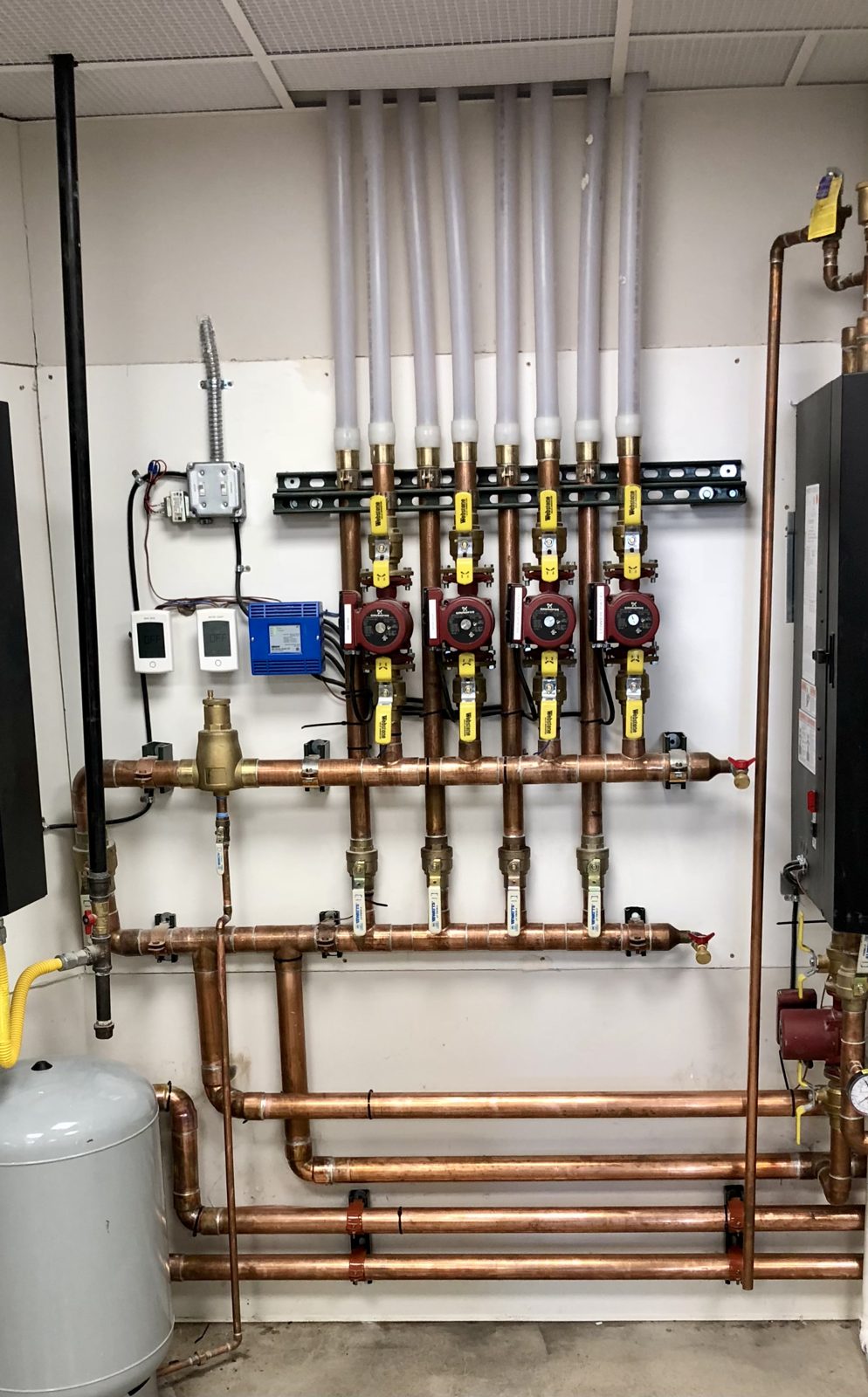Precision-built hydronic pump and zoning station
